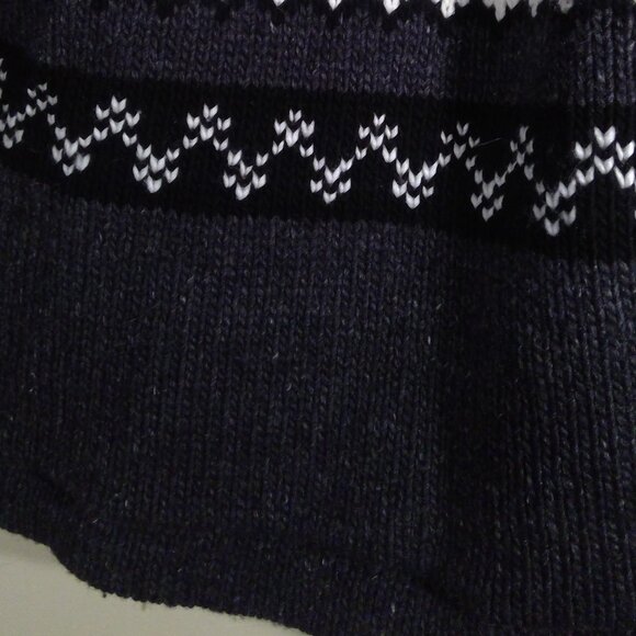 Native Spirt knitted Llama Wool Jacket fleece lined MED Owls - Picture 9 of 14